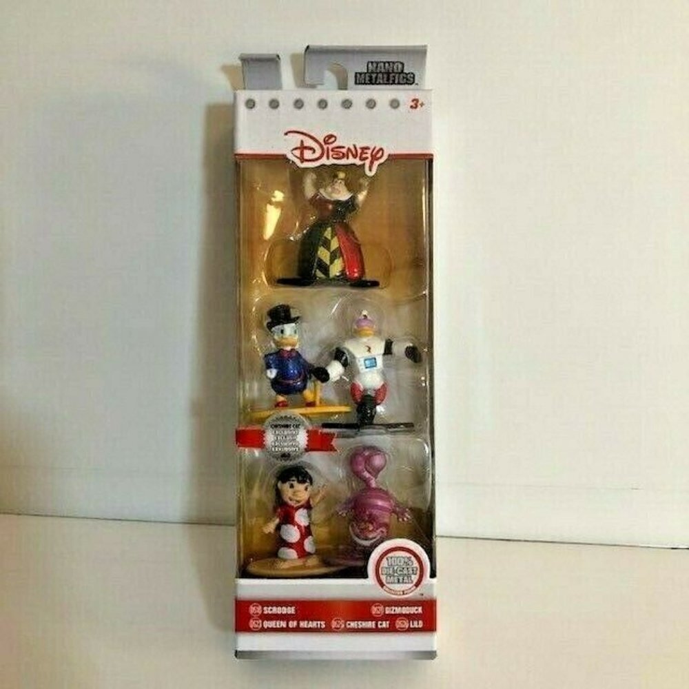 Disney Nano Metalfigs Die Cast Figures Scrooge Lilo Gizmoduck Queen Heart